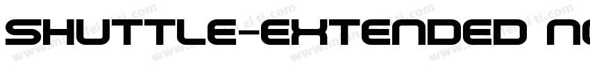 Shuttle-Extended No字体转换